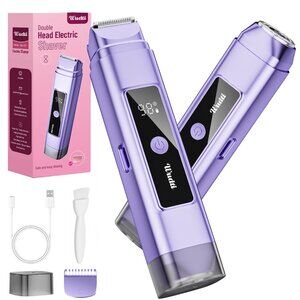 NEW Dynooper Electric Bikini Trimmer for Women: Razor & Shaver with Dual Heads